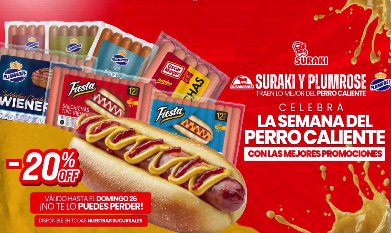 ¡Llegó la Semana del Perro Caliente a Suraki!